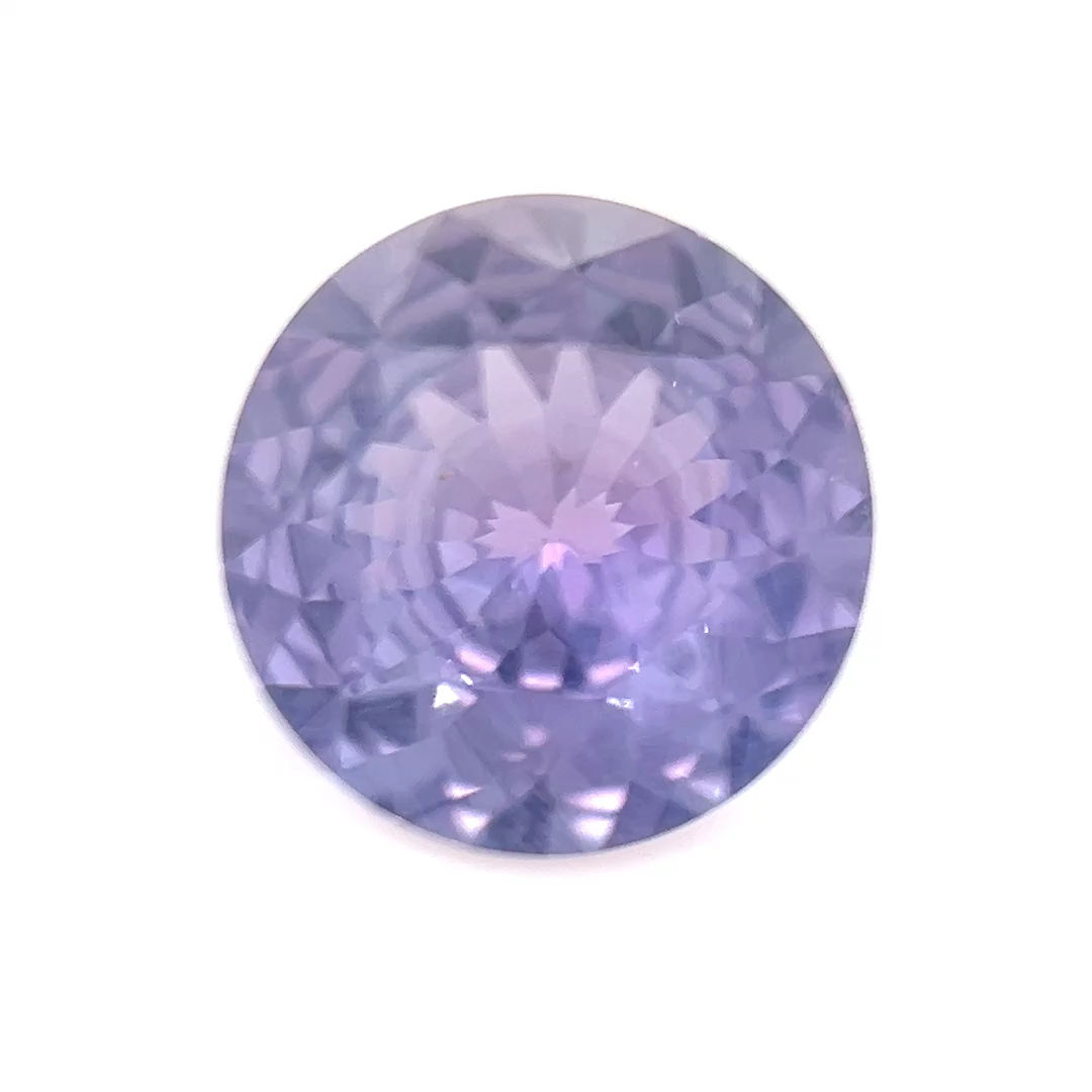 Purple Sapphire 1.39 cts. 7.2 x 7.2mm, round