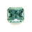 Thumbnail: Mint Green Tourmaline 2.38 cts. 8.2 x 7.4mm, emerald, radiant