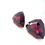 Thumbnail: Rhodolite Pair 30.35 cts. 16.5x14 x 16x13.5mm, fancy, pair