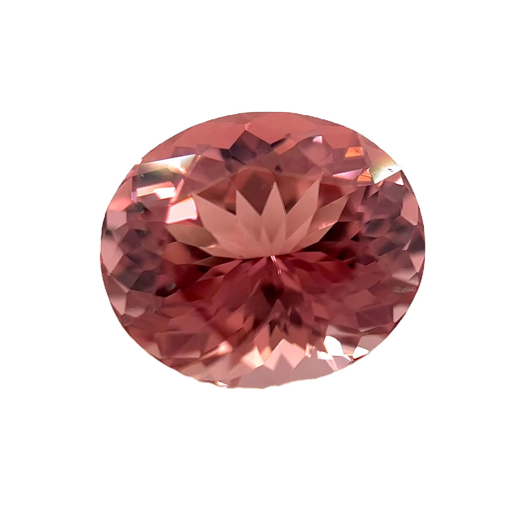 Pink Tourmaline 3.26 cts. 9.7 x 8.3mm, oval