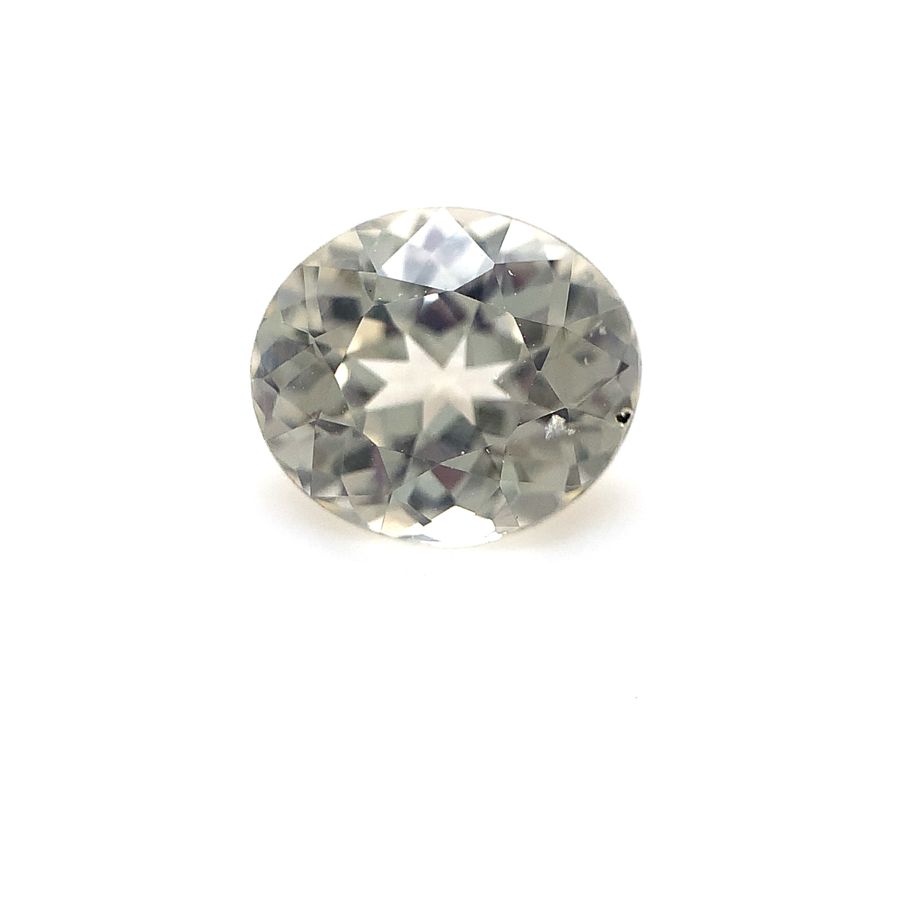 Peach Sapphire 1.50 cts. 7.2 x 6.2mm, oval