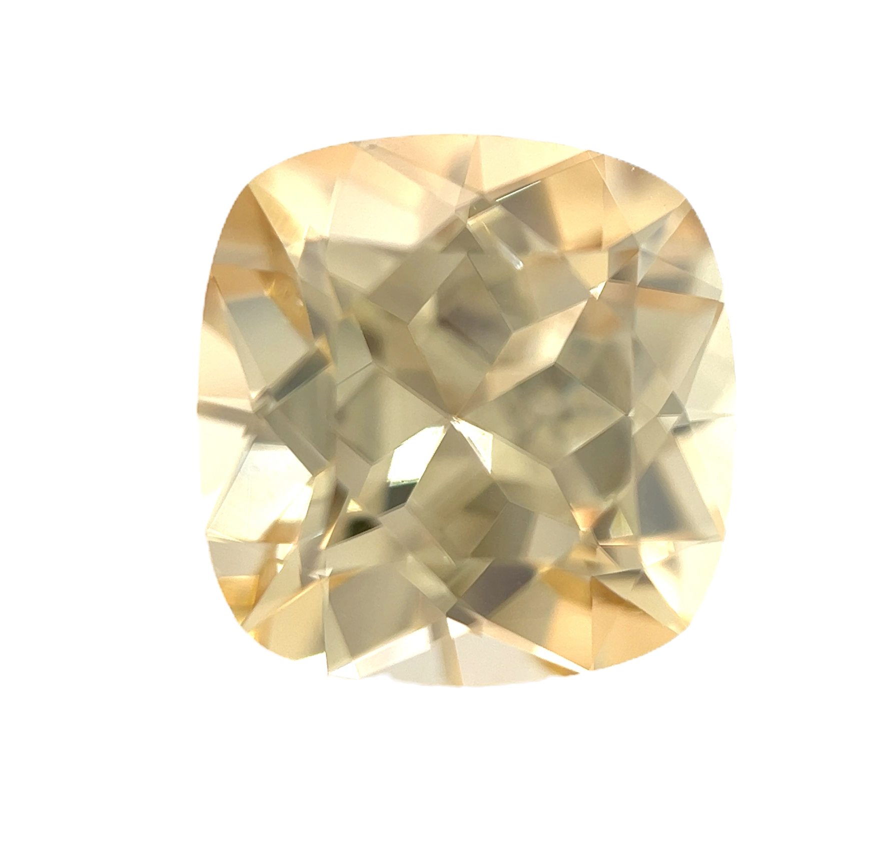 Yellow Zircon 8.85 cts. 11.0 x 11.0mm, cushion