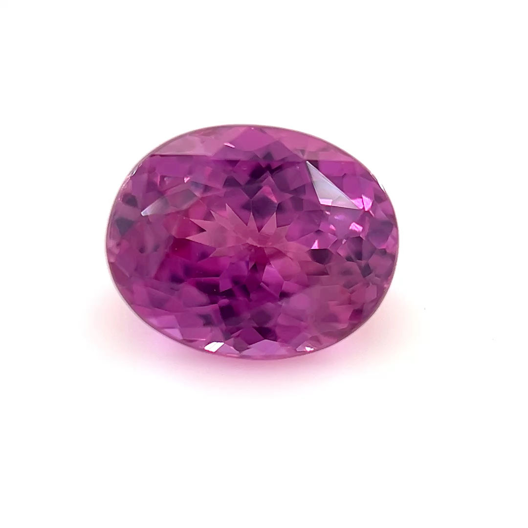 Pink Sapphire 1.60 cts. 7.3 x 5.9mm, oval