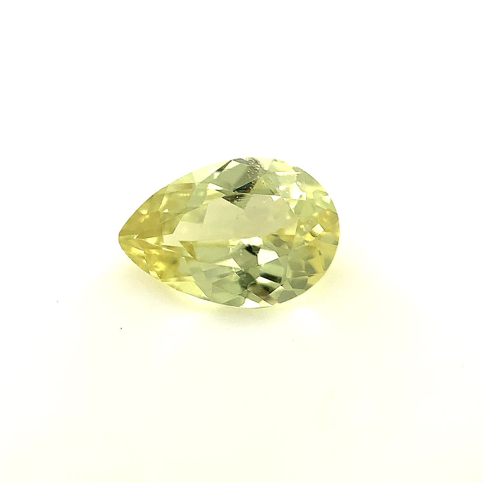 Thumbnail: Yellow Sapphire 0.84 cts. 7.4 x 5.1mm