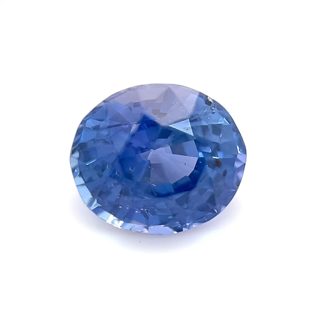 Blue/Purple Color-Shift Sapphire 1.41 cts. 6.7 x 5.9mm, oval