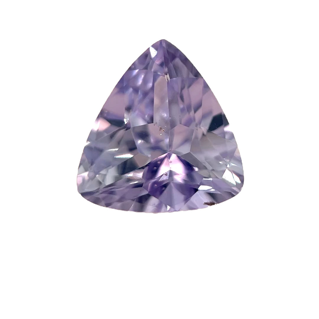 Light Bi-Color Sapphire 2.80 cts. 9.4 x 8.8mm, trillion