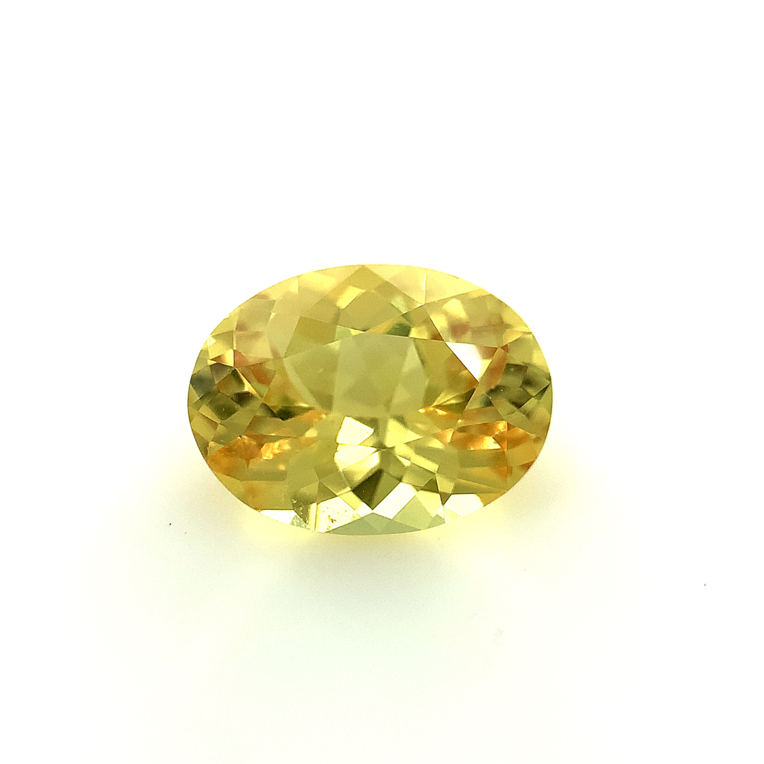 Yellow Sapphire 1.14 cts. 7.5 x 6.6mm