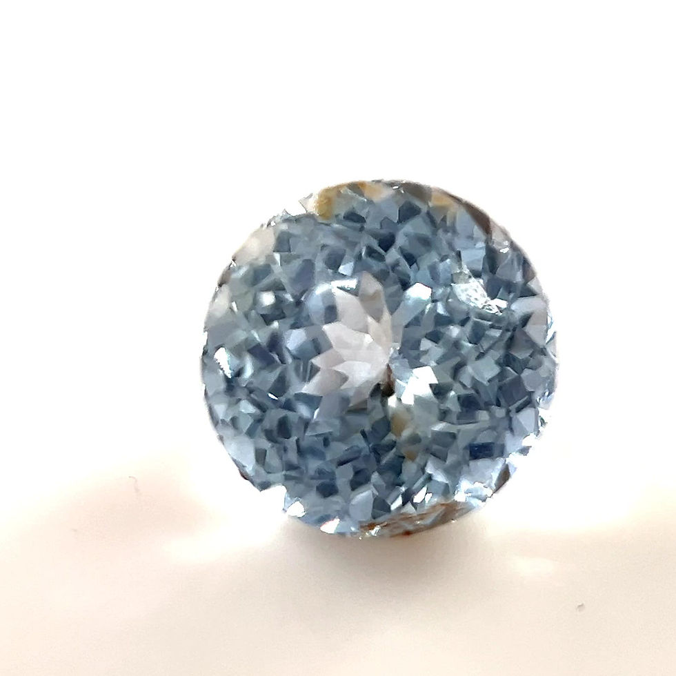 Thumbnail: Icy Blue Sapphire 3.55 cts. 8.7 x 8.7mm, round