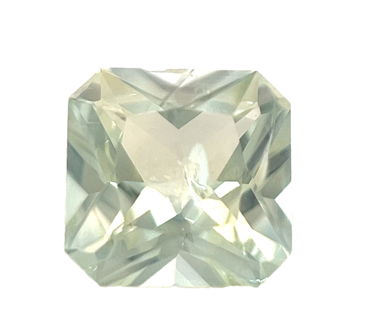 Montana Green Sapphire 1.85 cts. 6.5 x 6.4mm, square