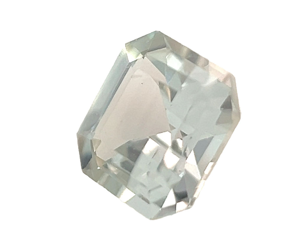 Thumbnail: Montana Icy Green Sapphire 0.70 cts. 8.5 x 5.0mm, asscher, square emerald
