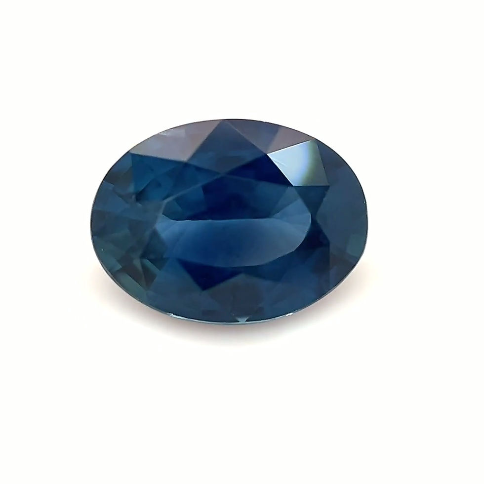 Thumbnail: Teal Sapphire 1.40 cts. 7.8 x 5.8mm, oval