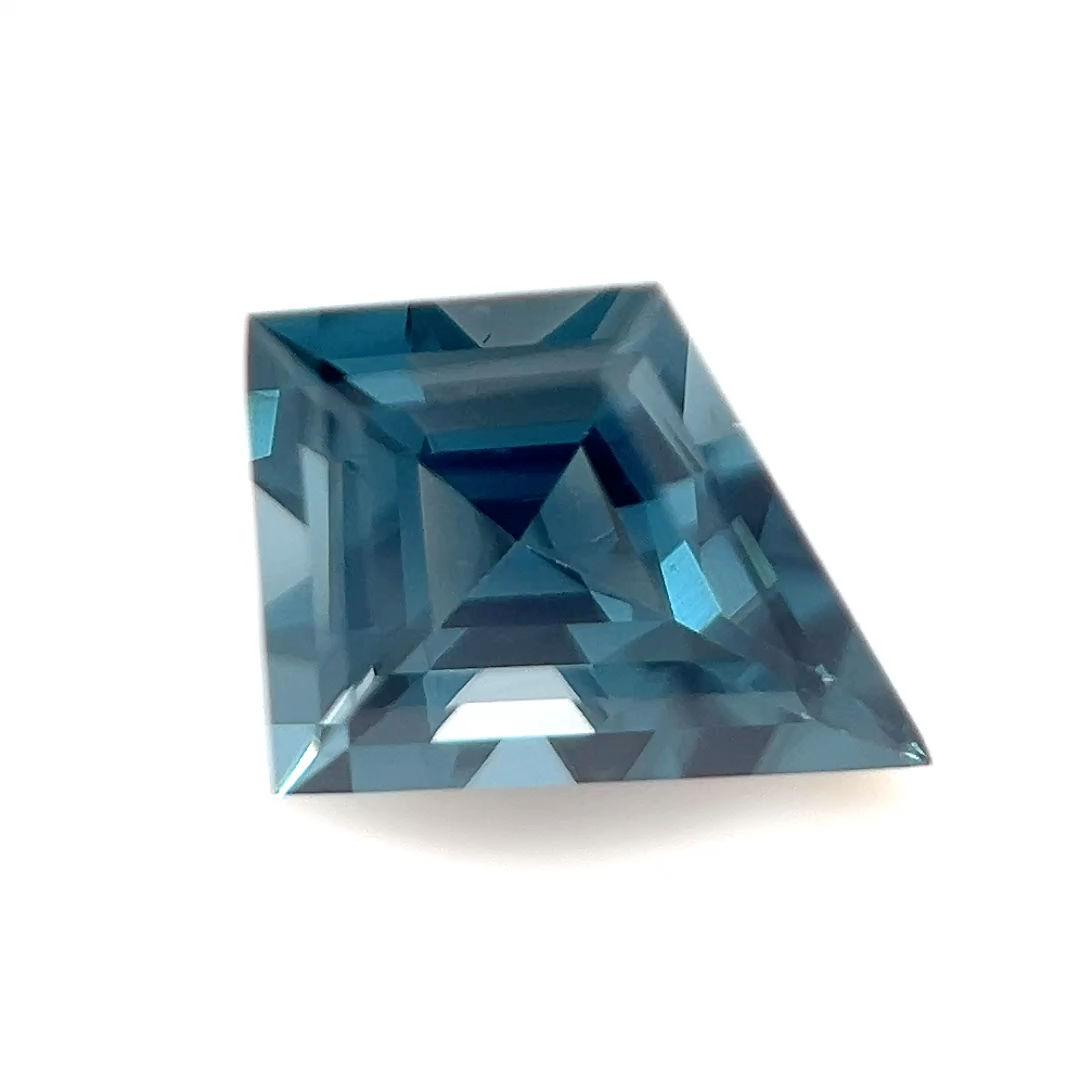 Blue Gray Spinel 1.46 cts. 9.6 x 7.5mm, fancy