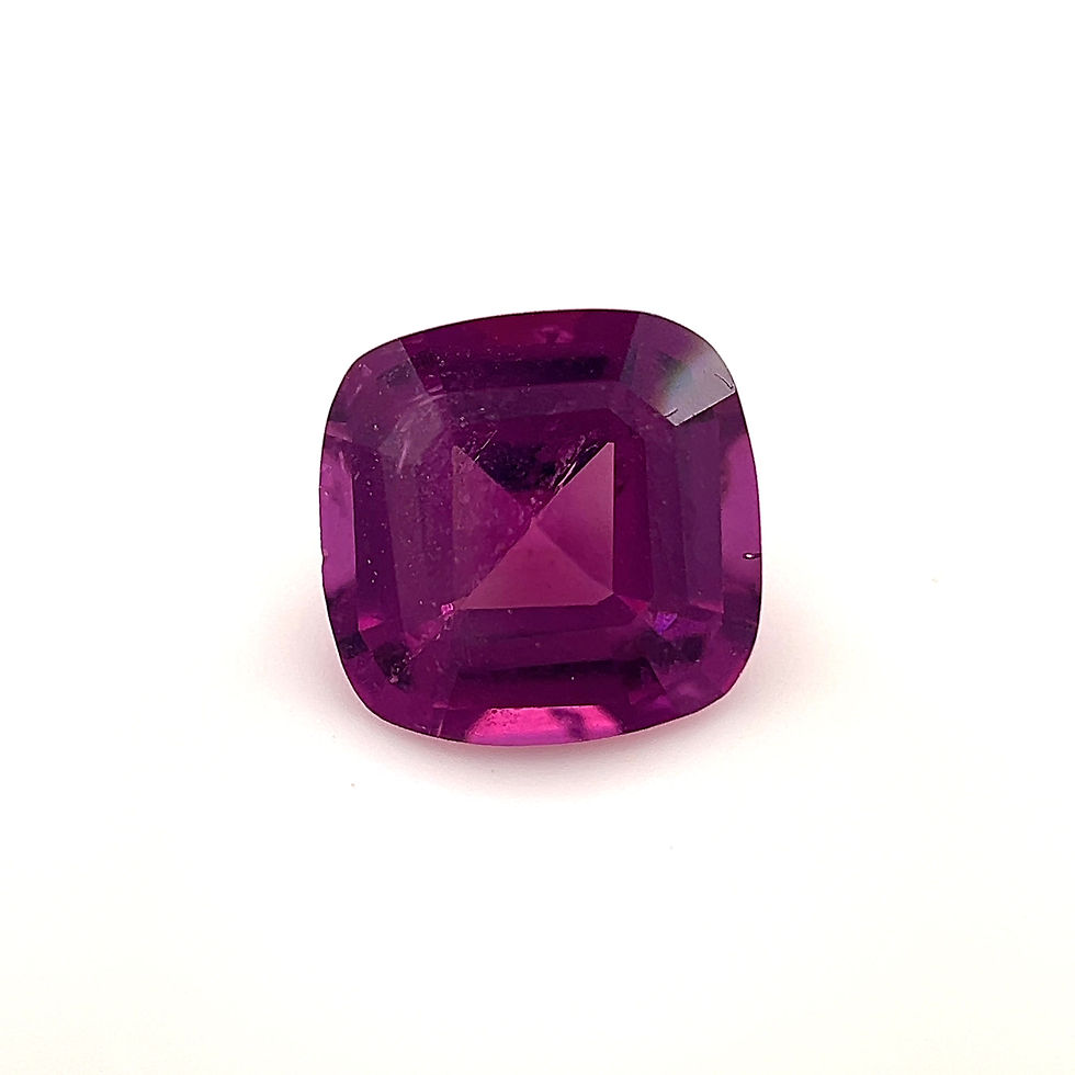 Thumbnail: Grape Garnet 1.45 cts. 7.0 x 6.9mm, cushion