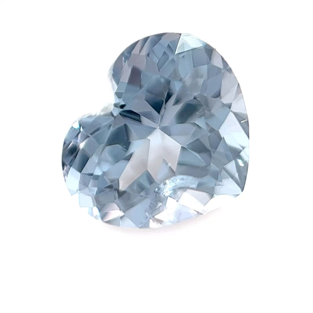 Gray Spinel 1.24 cts. 7.2 x 6.2mm, heart