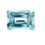 Thumbnail: Aquamarine 3.32 cts. 11.1 x 8.2mm, baguette, step cut