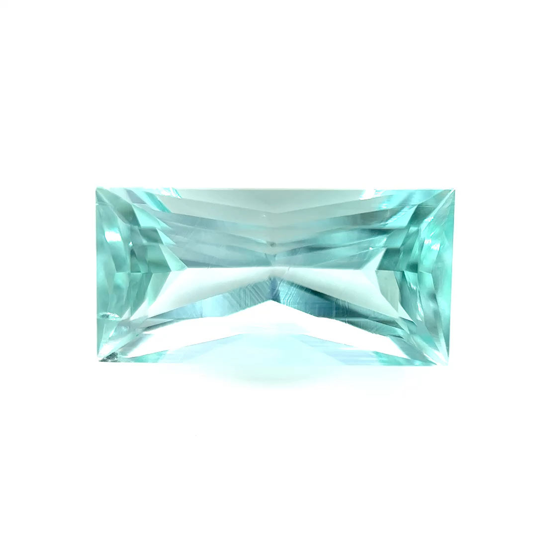 Vanadium Beryl 2.36 cts. 11.5 x 5.7mm, baguette, radiant