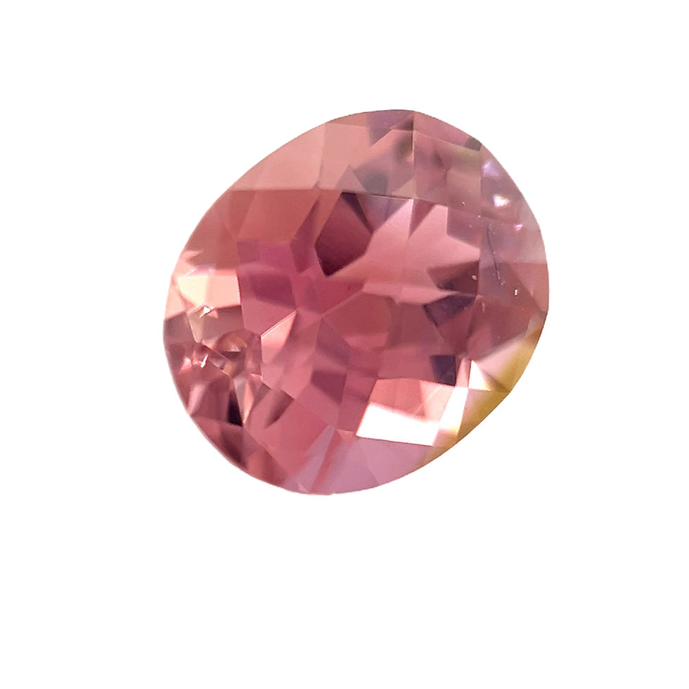 Thumbnail: Pink/Peach Tourmaline 2.65 cts. 10.0 x 8.0mm, oval