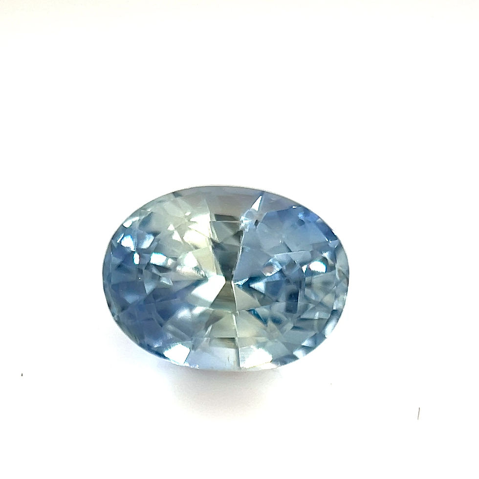 Thumbnail: Bi-Color Sapphire 1.78 cts. 7.7 x 5.9mm, oval