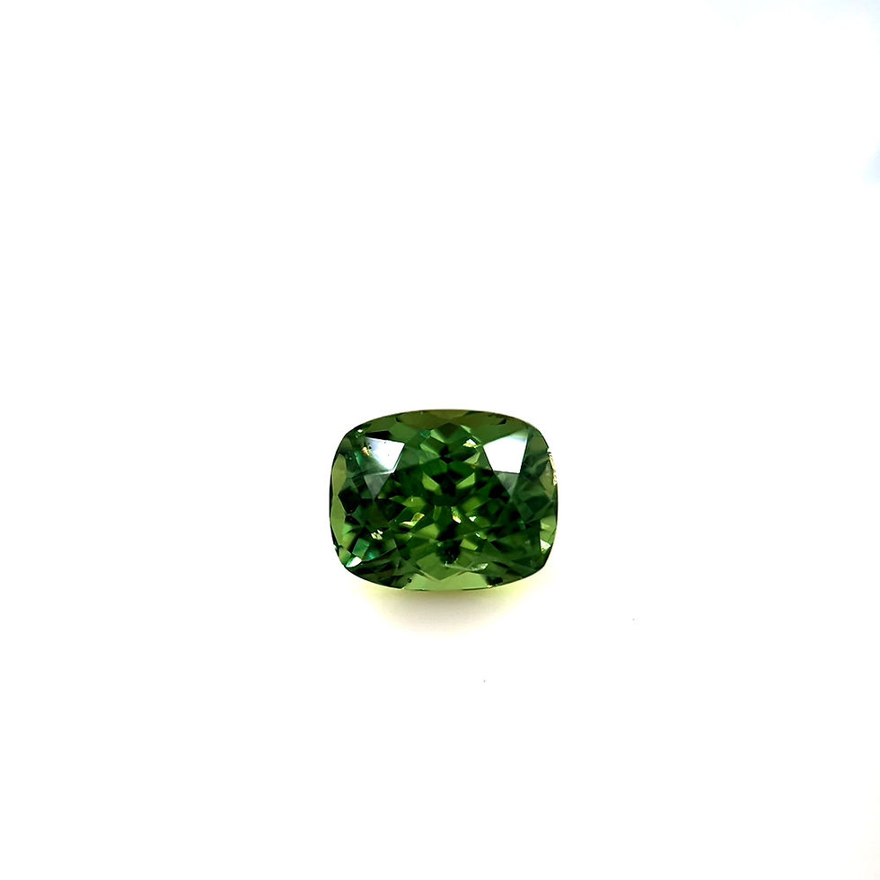 Thumbnail: Demantoid 2.44 cts. 8.2 x 6.5mm, cushion