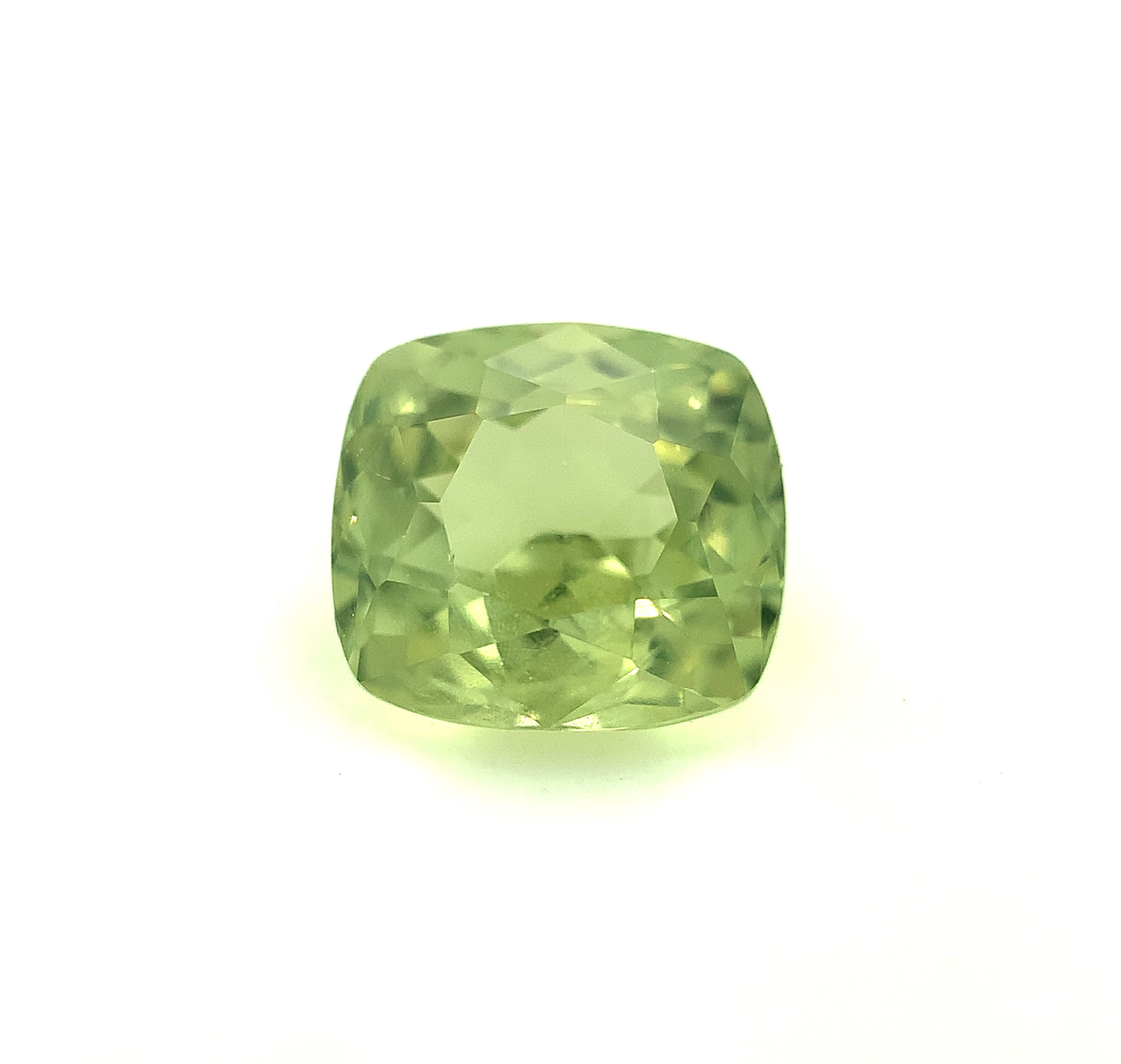 Green Sapphire 2.02 cts. 7.2 x 6.6mm
