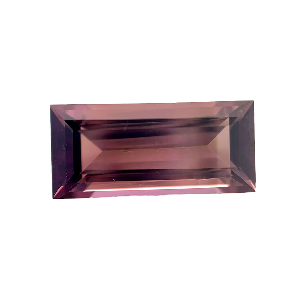 Thumbnail: Pink Tourmaline 3.59 cts. 13.8 x 6.4mm, baguette