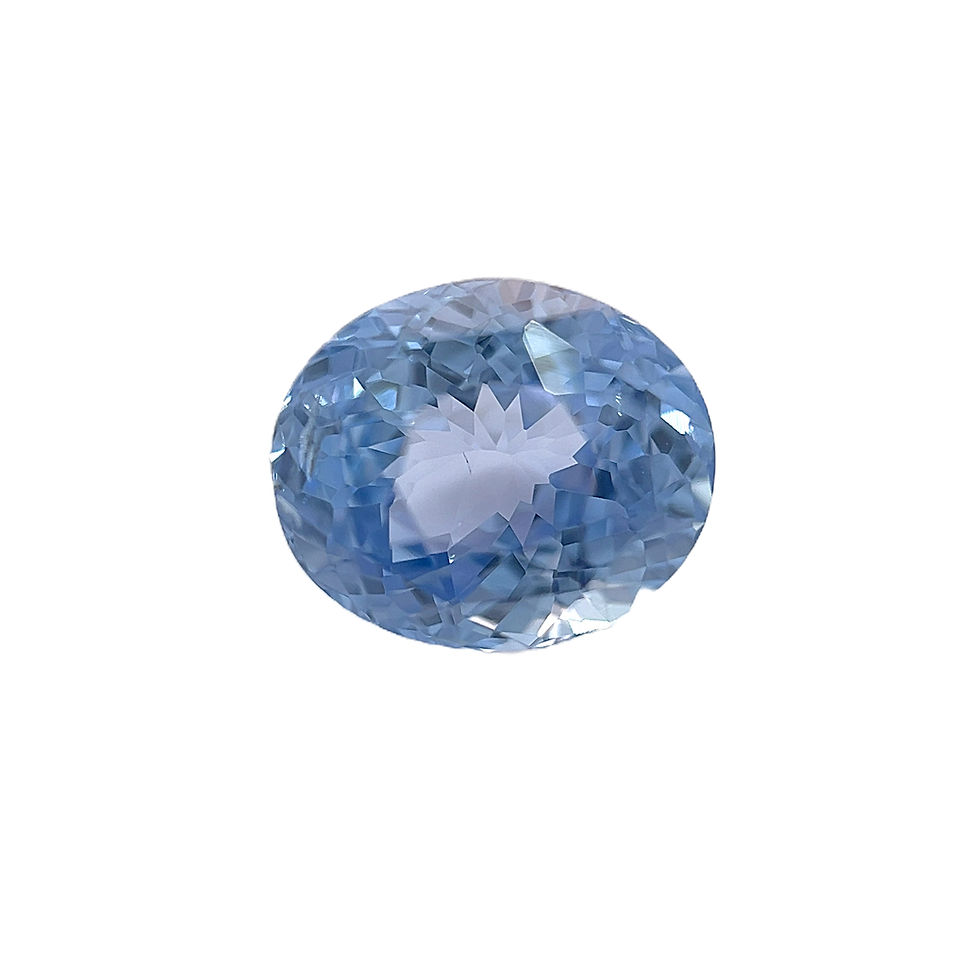 Blue Sapphire 3.57 cts. 9.5 x 8.0mm, oval