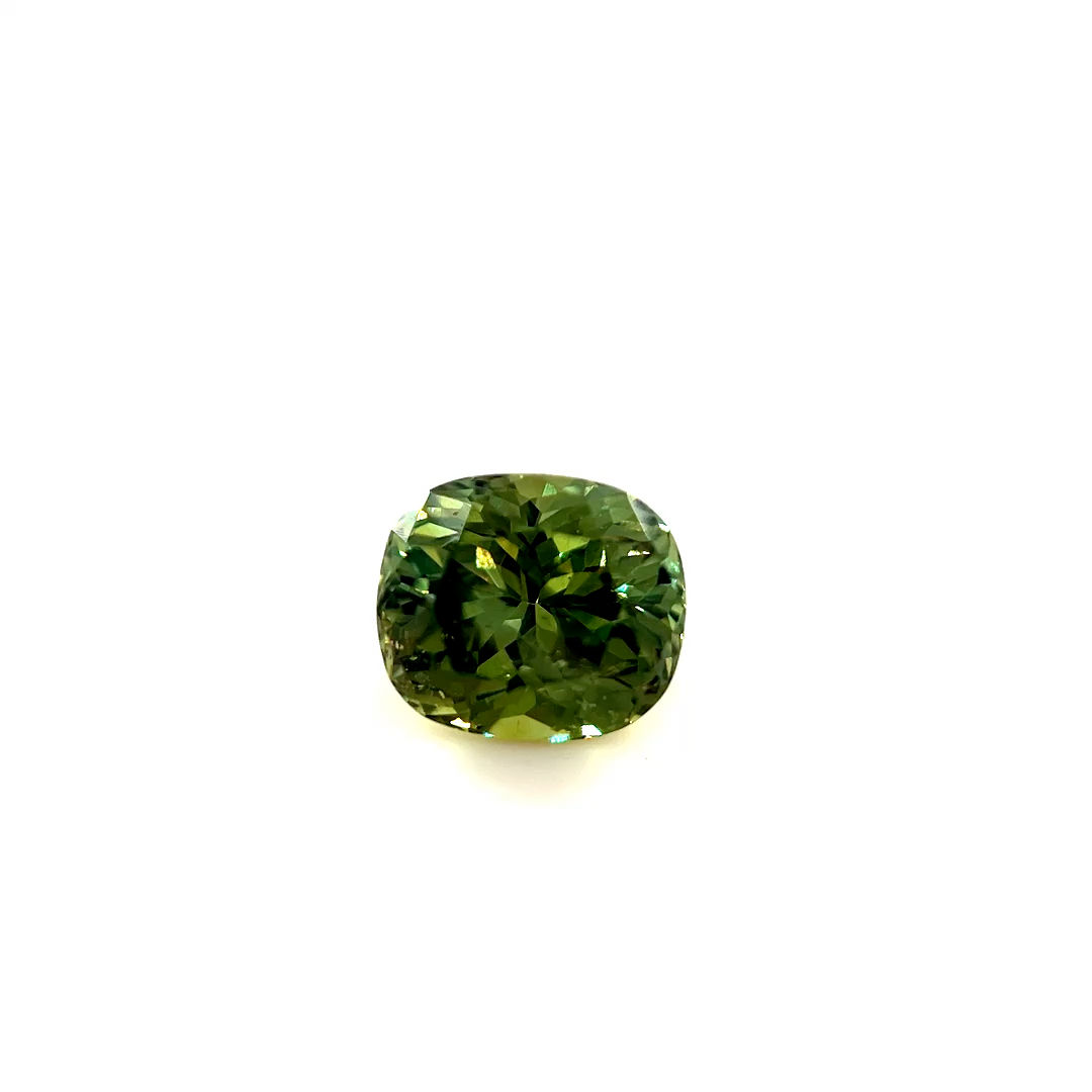 Demantoid 2.22 cts. 7.6 x 6.5mm, cushion
