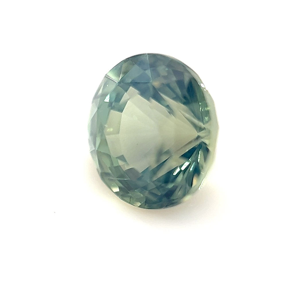 Thumbnail: Green Sapphire 2.05 cts. 7.0 x 7.0mm, round