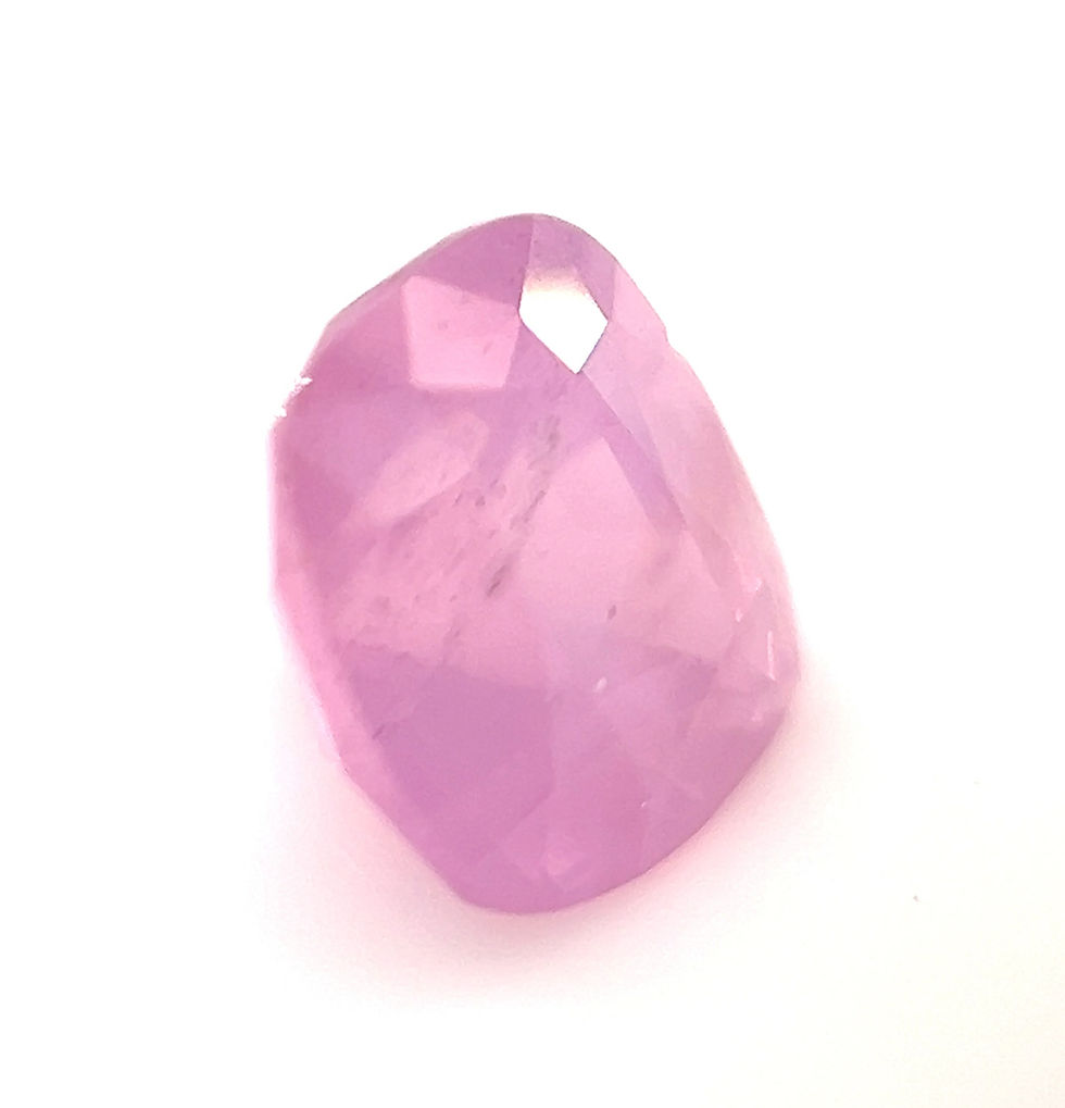 Thumbnail: Opalescent Pink Sapphire 2.02 cts. 6.7 x 6.2mm, cushion