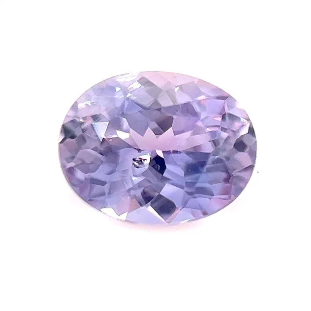 Purple/Pink Sapphire 0.95 cts. 6.6 x 5.1mm, oval