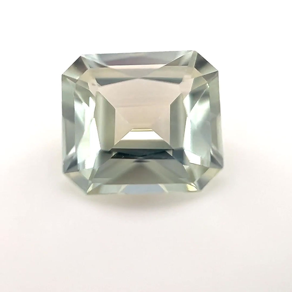 Thumbnail: Montana Yellow Sapphire 1.05 cts. 6.0 x 5.5mm, emerald