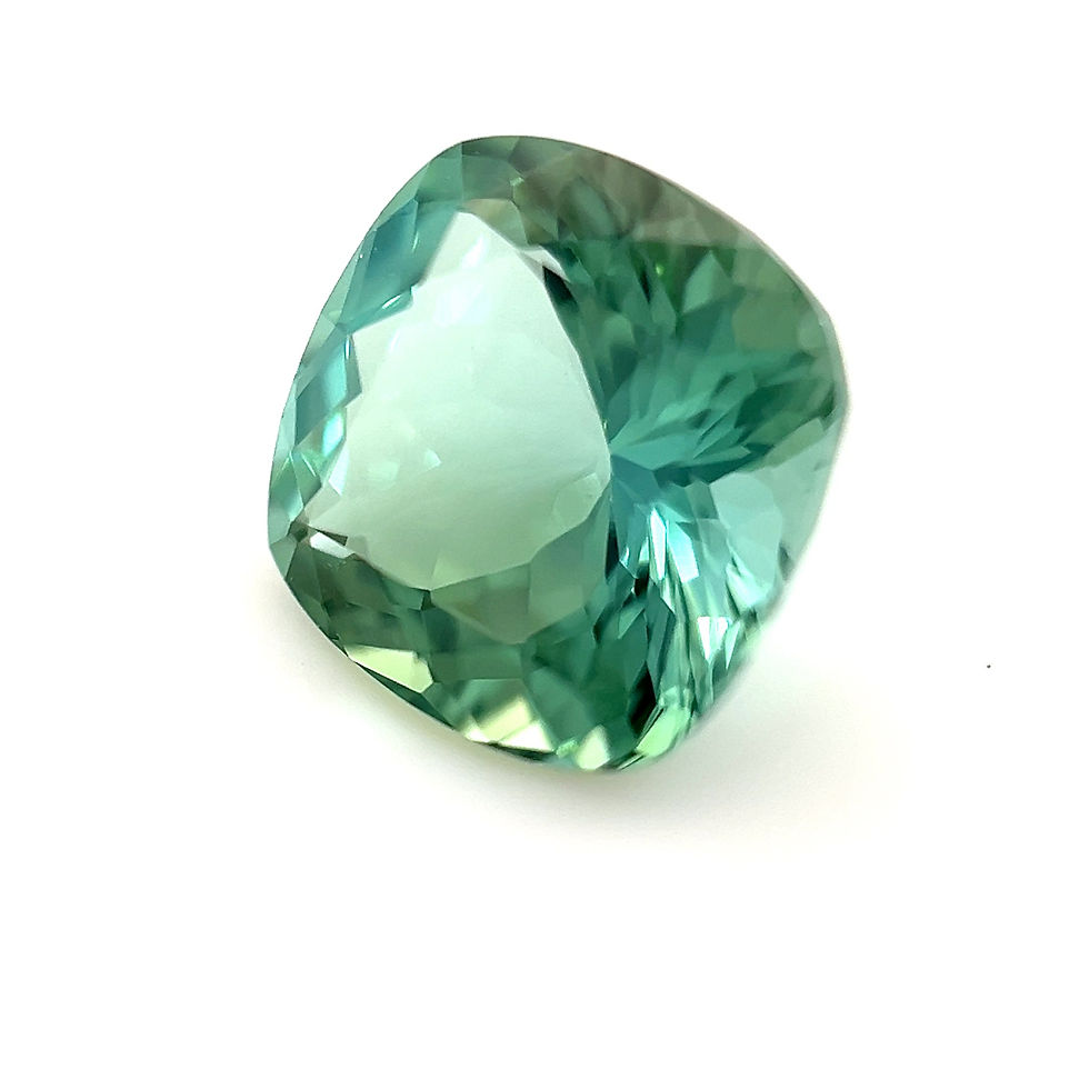 Thumbnail: Green Tourmaline 2.68 cts. 8.6 x 8.5mm, cushion