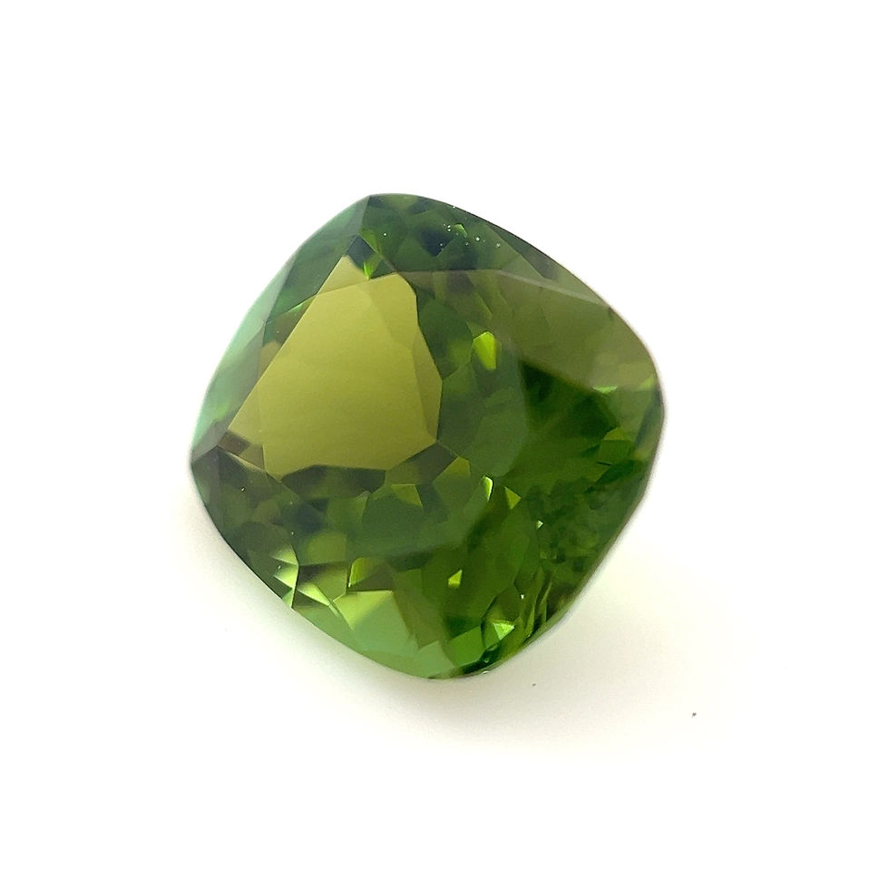 Thumbnail: Green Tourmaline 3.00 cts. 9.6 x 8.5mm, cushion