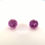 Thumbnail: Magenta Pink Sapphire 0.87 cts. 4.2x4.2 x 4.1x4.1mm, round, pair