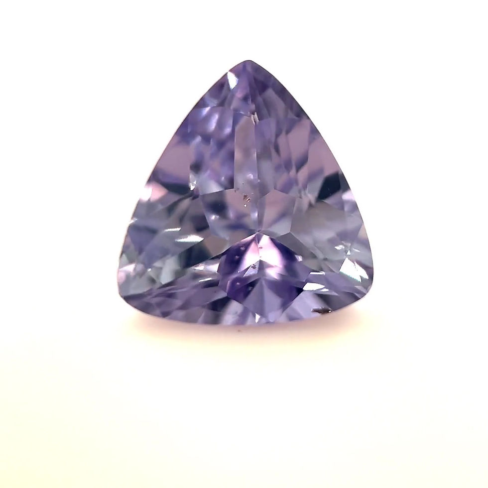 Thumbnail: Light Bi-Color Sapphire 2.80 cts. 9.4 x 8.8mm, trillion