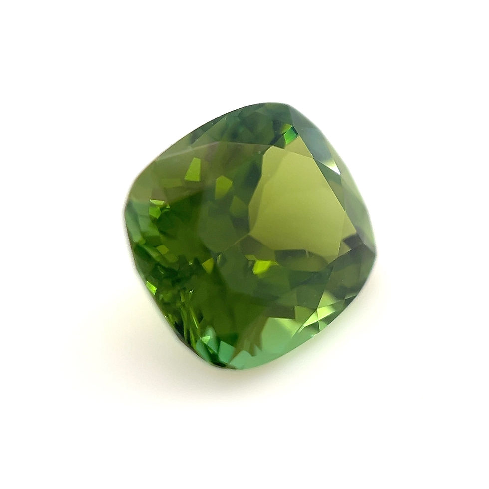 Thumbnail: Green Tourmaline 3.00 cts. 9.6 x 8.5mm, cushion
