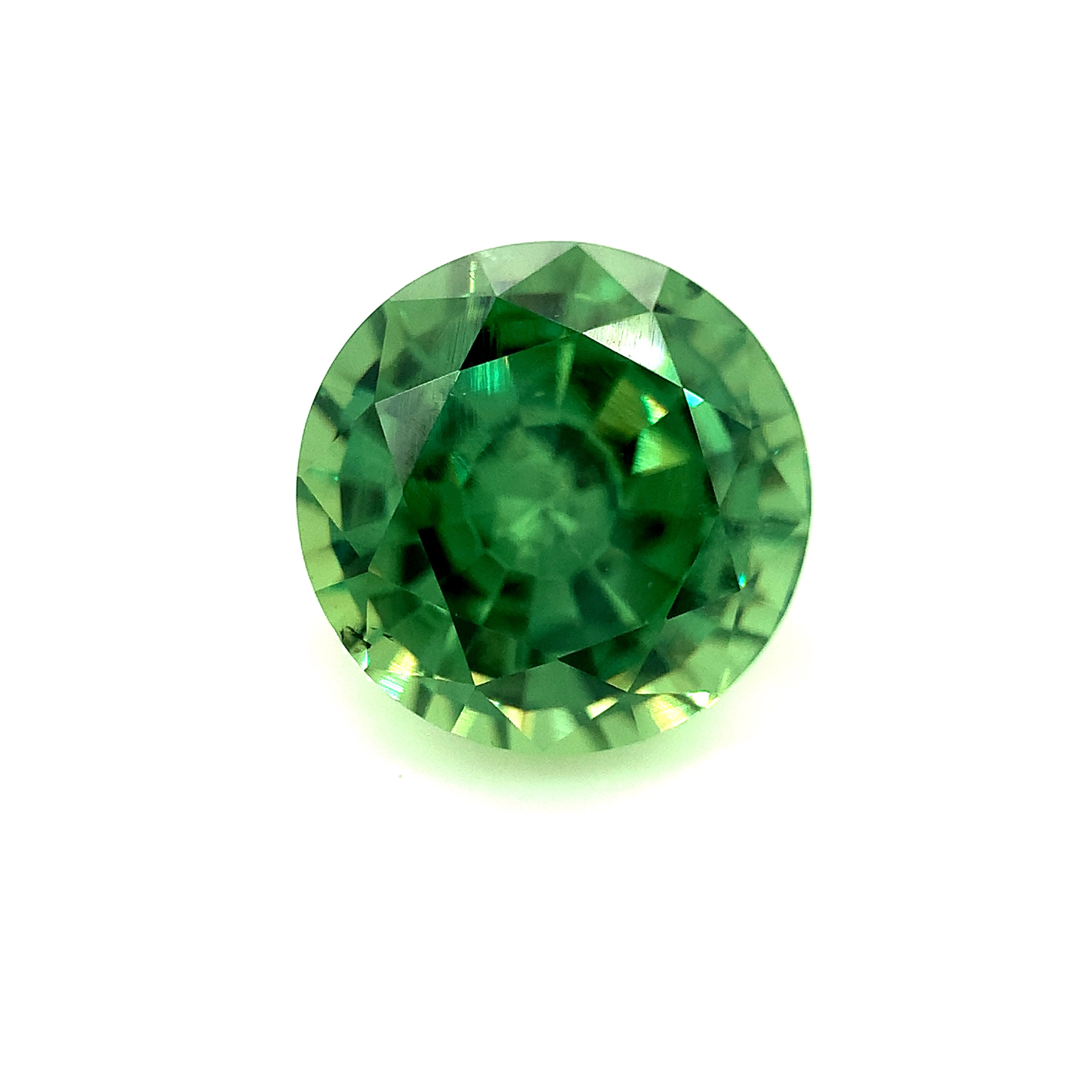 Demantoid 3.22 cts. 8.1 x 8.1mm