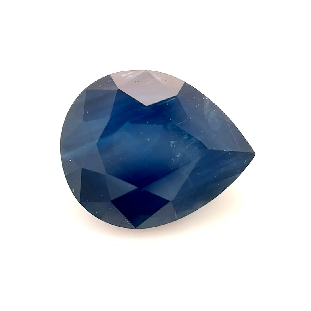 Blue Opalescent Sapphire 3.36 cts. 10.1 x 8.8mm, pear