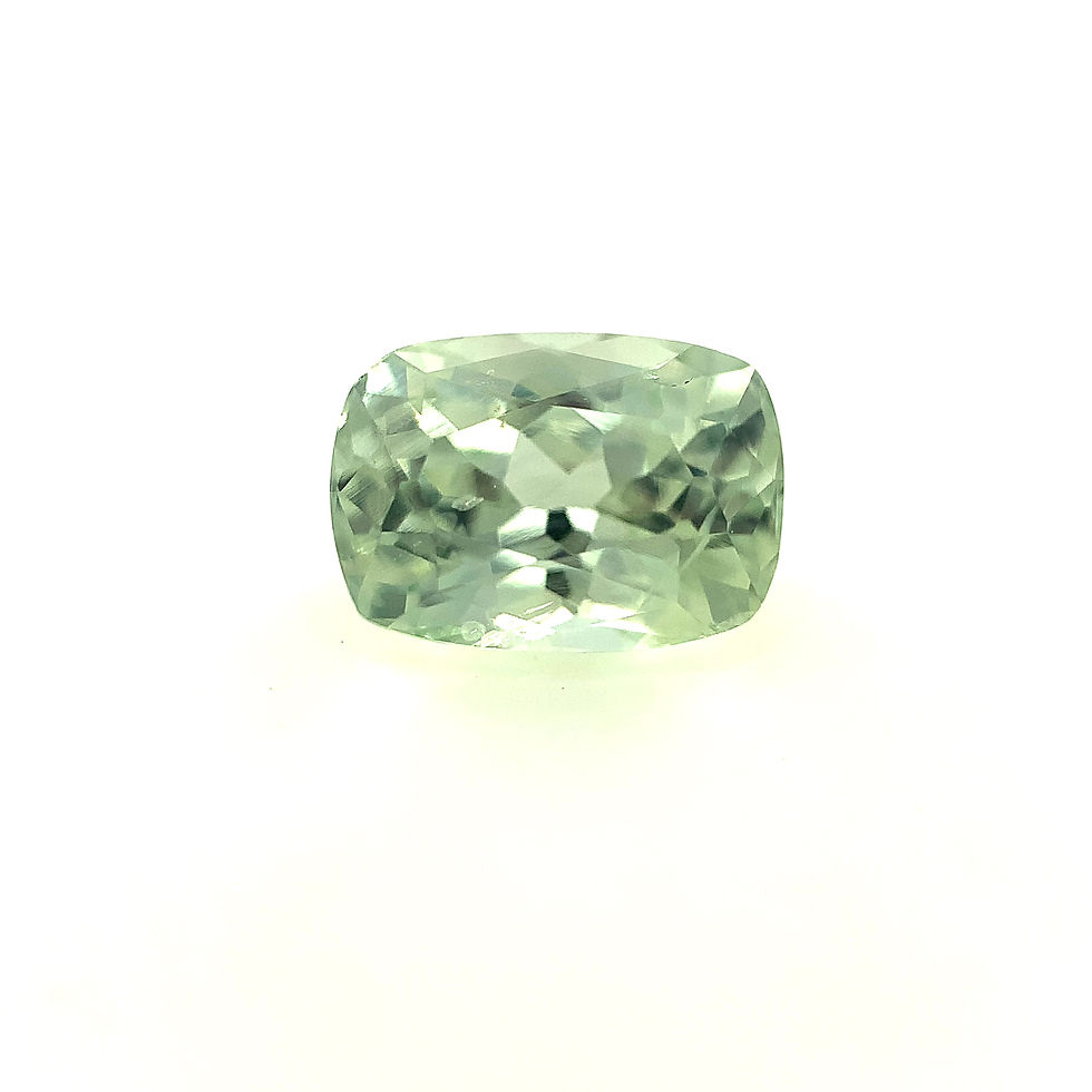 Thumbnail: Green Sapphire 1.59 cts. 7.3 x 5.2mm