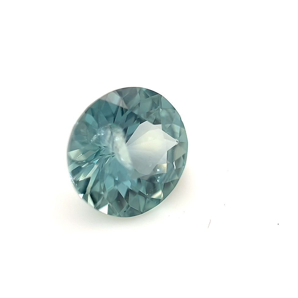 Thumbnail: Montana Teal Sapphire 1.73 cts. 7.8 x 7.1mm, oval