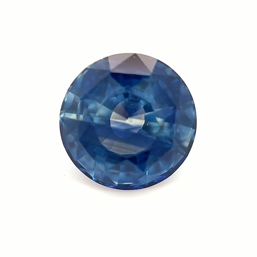 Thumbnail: Blue Bi-Color Sapphire 1.66 cts. 6.7 x 6.7mm, round