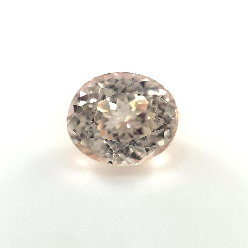 Thumbnail: Peach Sapphire 1.61 cts. 7.1 x 6.0mm