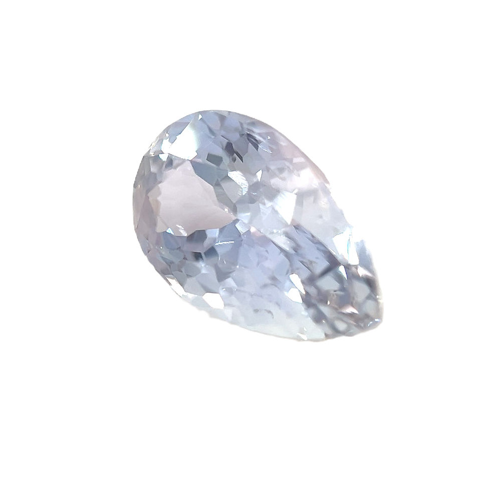 Thumbnail: Icy Purple Sapphire 2.96 cts. 11.1 x 6.9mm, pear