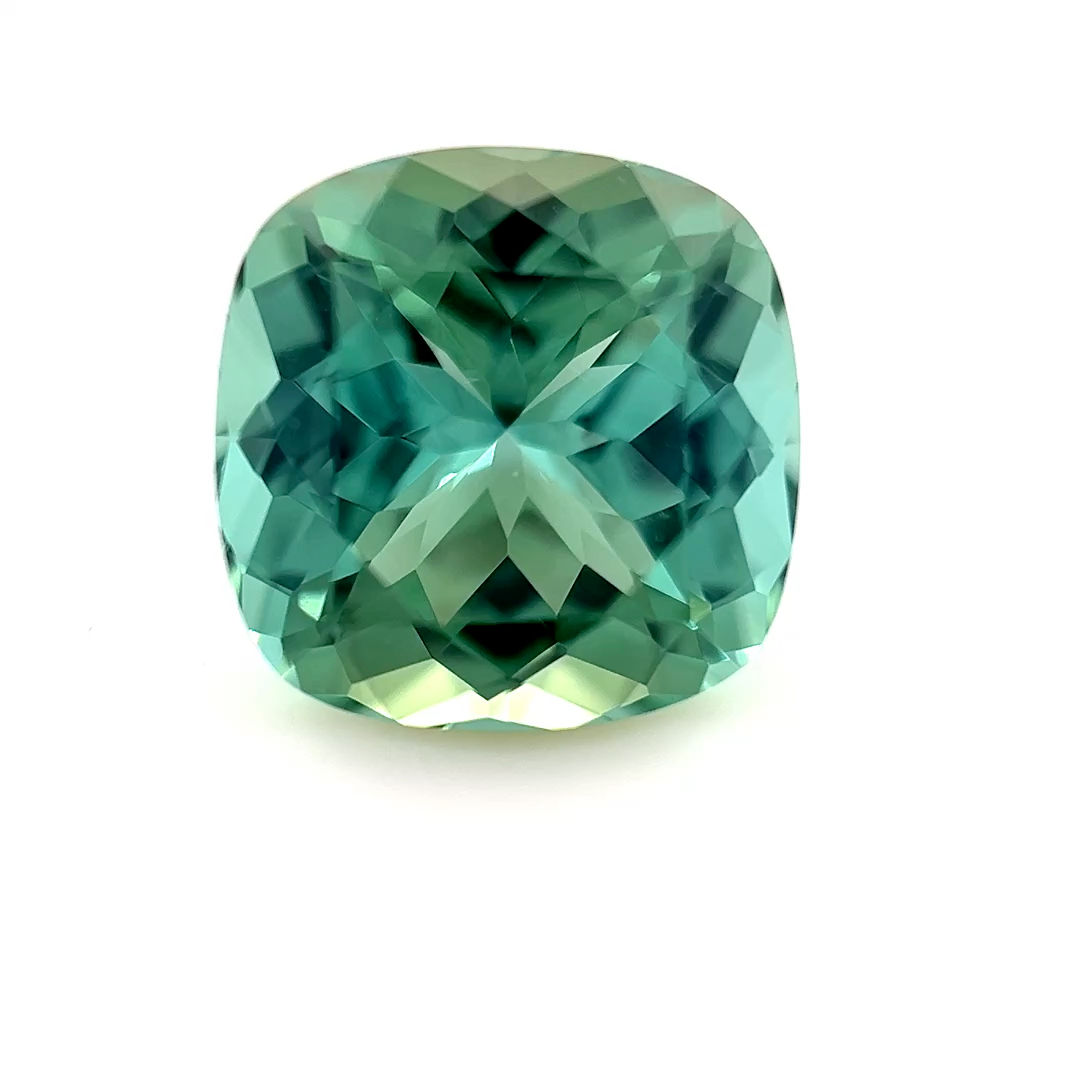 Green Tourmaline 2.68 cts. 8.6 x 8.5mm, cushion
