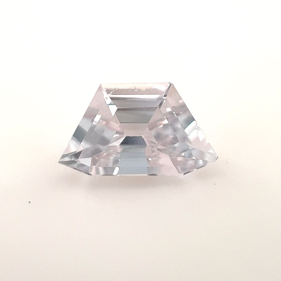 Thumbnail: Icy Peach Sapphire 1.05 cts. 8.5 x 5.0mm, fancy