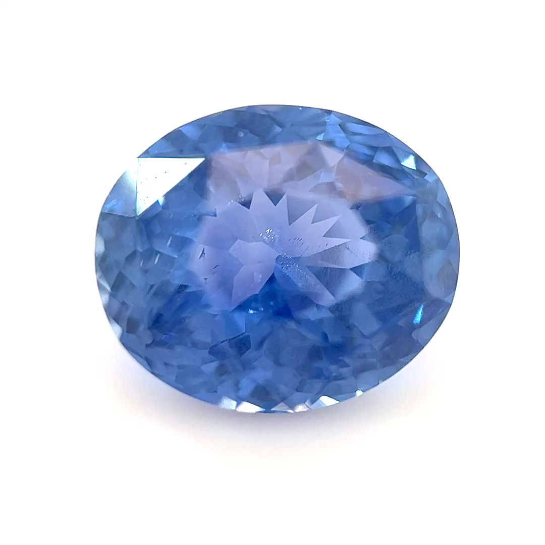 Blue Sapphire 3.20 cts. 9.1 x 7.9mm, oval
