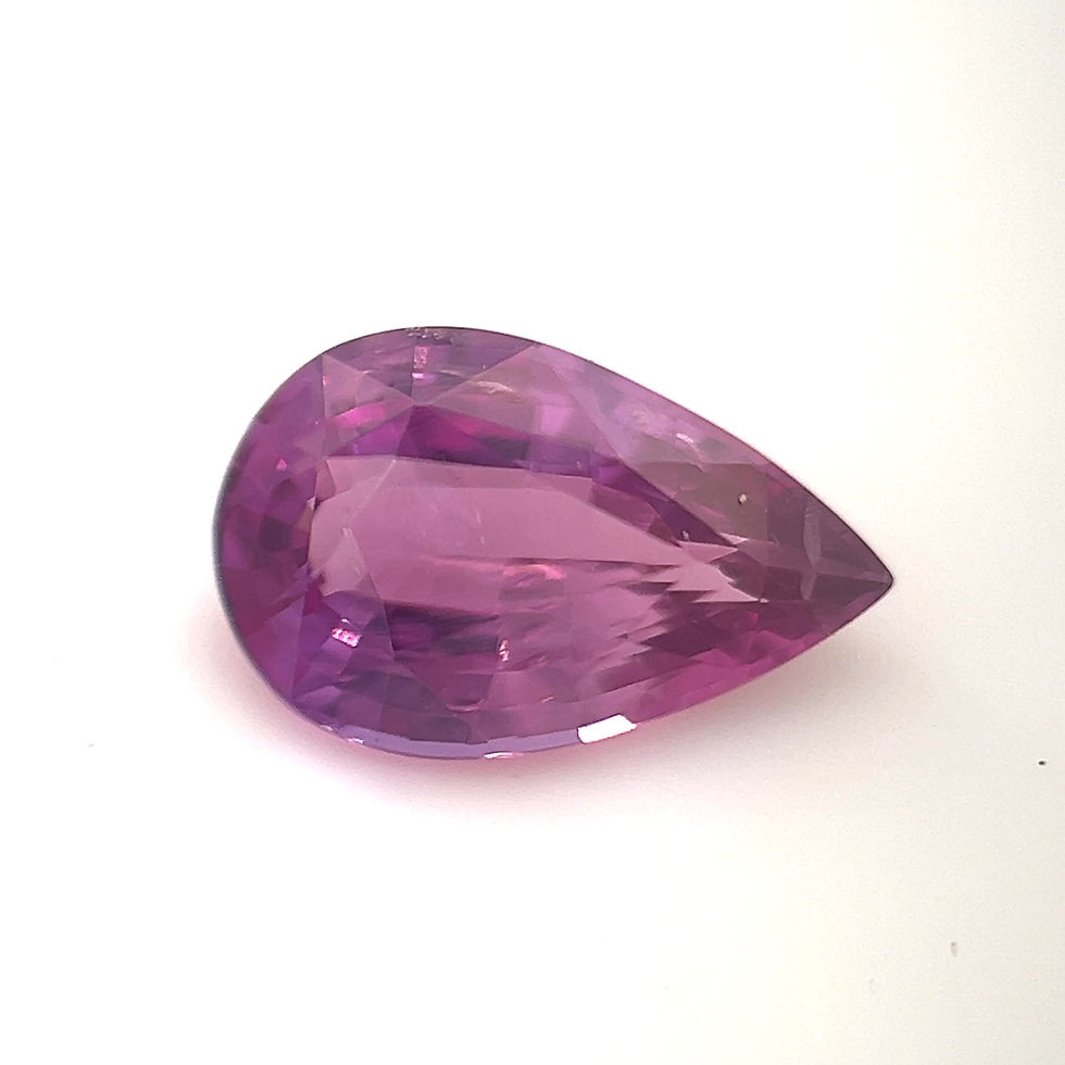 Thumbnail: Pink Sapphire 1.09 cts. 8.4 x 5.4mm, pear