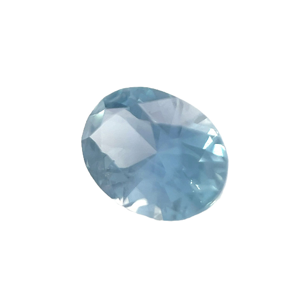 Thumbnail: Teal/Blue Montana Sapphire 1.53 cts. 8.2 x 5.9mm, oval