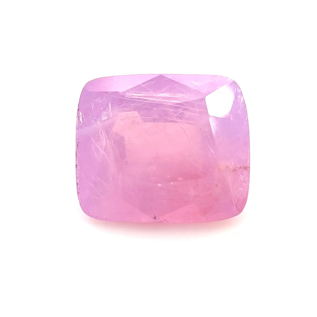 Pink Opalescent Sapphire 5.04 cts. 10.7 x 9.2mm, cushion