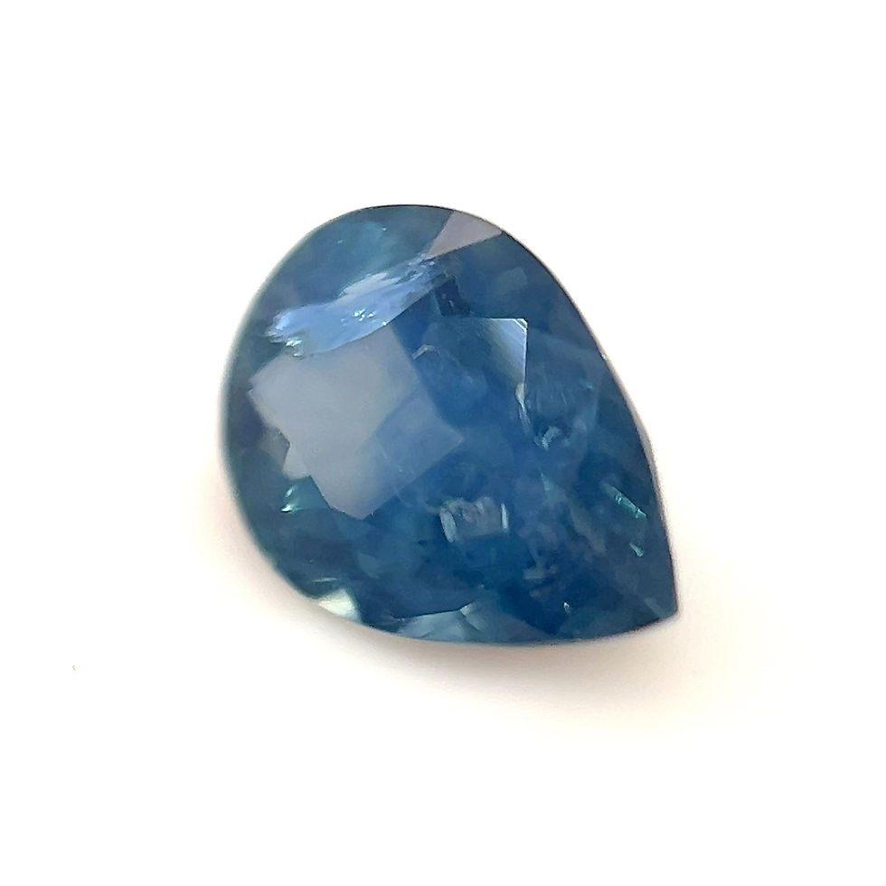 Thumbnail: Opalescent Teal Sapphire 0.75 cts. 7.0 x 5.0mm, pear